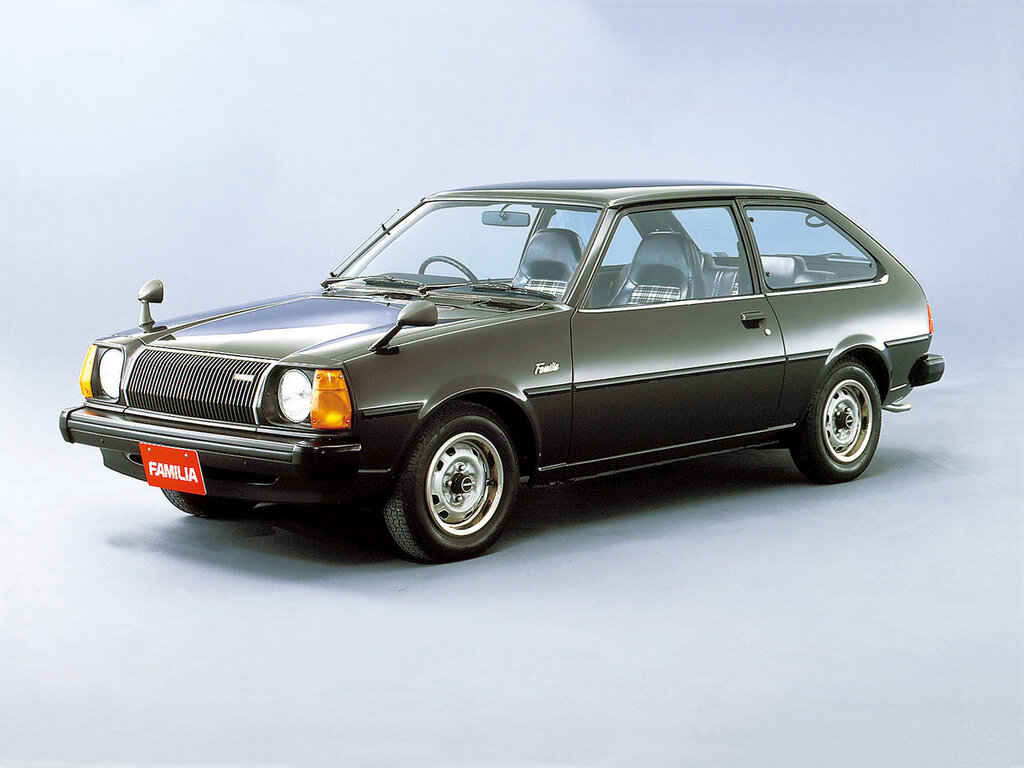 Mazda Familia (FA4TS, FA4US) 4 поколение, хэтчбек 3 дв. (01.1977 - 03.1979)